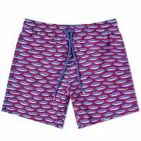 卸し売り購入 Vilebrequin メンズその他 Vilebrequin Moorea Fish Print Swim Short Blue & Burgundy, 岩崎村 d9ee462e