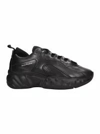 Acne Studios メンズスニーカー Black Leather Rockaway Sneakers