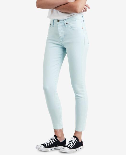 levis high waisted stretch jeans