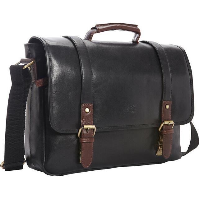 Mancini Leather Goods 旅行用品 キャリーバッグ 倉庫 Rfid Secure Case Business Messenger Non Wheeled Laptop Bag