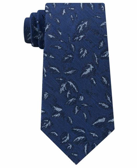 Calvin Klein カルバンクライン ファッション 小物 Calvin Klein Mens Neck Tie Indigo Blue One Size Skinny Wild Vine Calvin Klein カルバンクライン ファッション 小物 Calvin Klein Mens Neck Tie Indigo Blue One Size Skinny Wild Vine