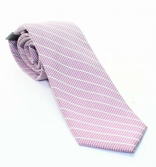 DKNY ダナキャランニューヨーク ファッション 小物 DKNY NEW Pink Pillar Houndstooth Striped Mens Cotton Slim Neck Tie DKNY ダナキャランニューヨーク ファッション 小物 DKNY NEW Pink Pillar Houndstooth Striped Mens Cotton Slim Neck Tie