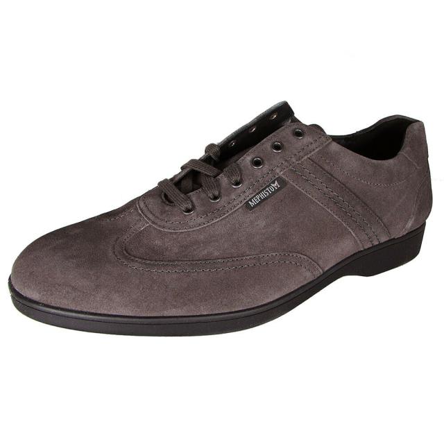 今季一番 Mephisto メフィスト ファッション シューズ Mephisto Mens Stefano Suede Lace Up Shoes Dark Grey US 11, 村松町 8e85b8ac