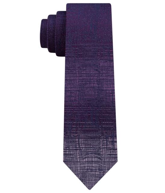 Calvin Klein カルバンクライン ファッション 小物 Calvin Klein Mens Neck Tie Purple One Size Skinny Artistic Indigo Calvin Klein カルバンクライン ファッション 小物 Calvin Klein Mens Neck Tie Purple One Size Skinny Artistic Indigo