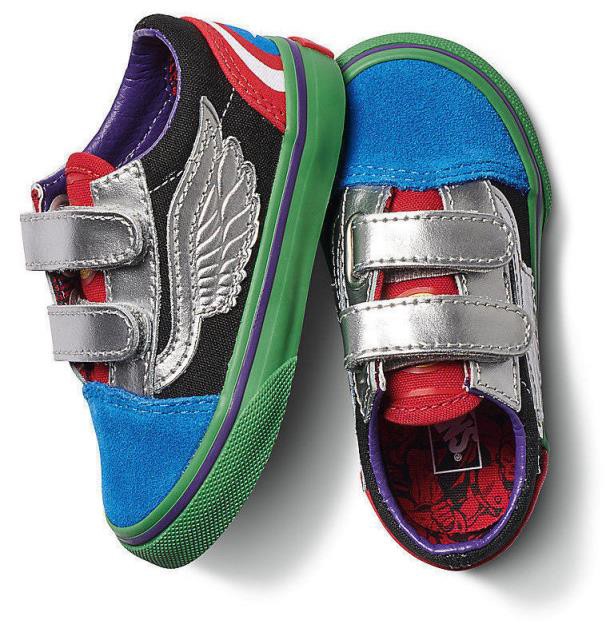toddler vans slip-on avengers skate shoe