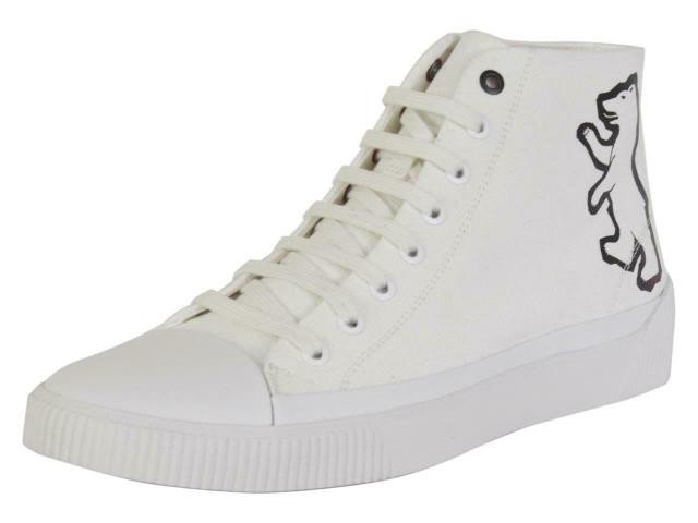 上品な BOSS ボス ファッション シューズ Hugo Boss Mens Zero White High-Top Bear Sneakers Shoes, 名入れボールゴルフギフトゴルゴル bc03ca49