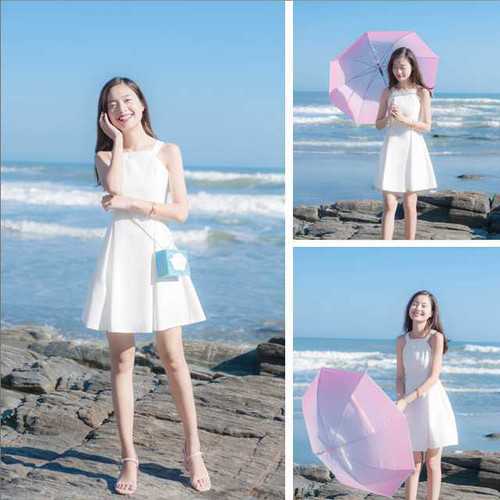 新品即決 秋のワンピース 小さいサイズ ワンピース リゾート レディース かわいい バカンス 夏 オフショル オスショルダー 白 ノースリーブ 白ワン Sale 送料無料 Fcrtt Org