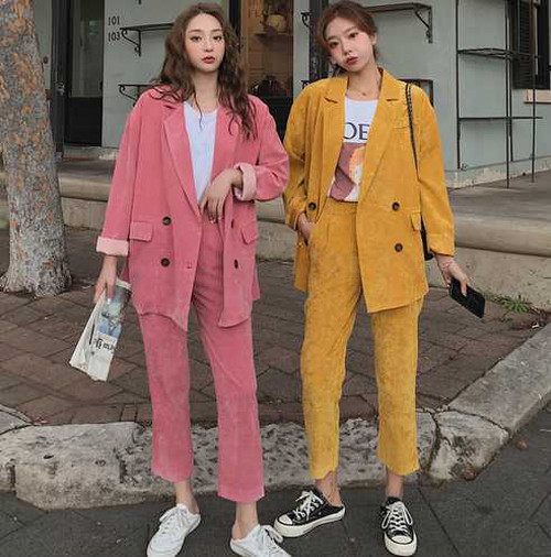 最高の セットアップ レディース ジャケットスーツ レディース ジャケット セットアップ レディース パンツ 韓国 ファッション レディース セッ 21新作 Www Iacymperu Org