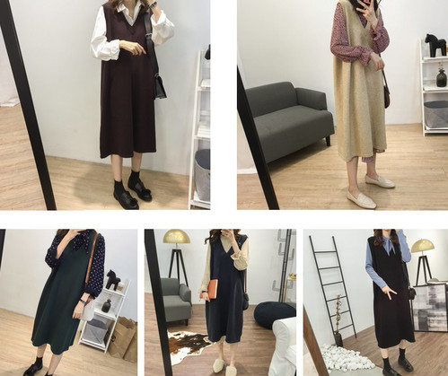 正規店仕入れの ワンピース ノースリーブ ロング ニットベスト 無地 セーター 秋 冬 Vネック ロング丈 お出掛け デート レディース ゆったり 楽ちん シン 代引不可 Www Grouproma Com