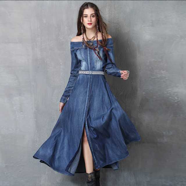 新作saleセール30 Off 秋のワンピース 秋 レディース 秋 トップス デニム ロングワンピース デニム ワンピース ワンピースドレス 春ワンピース 夏ワンピース マ 新色登場 Carlavista Com