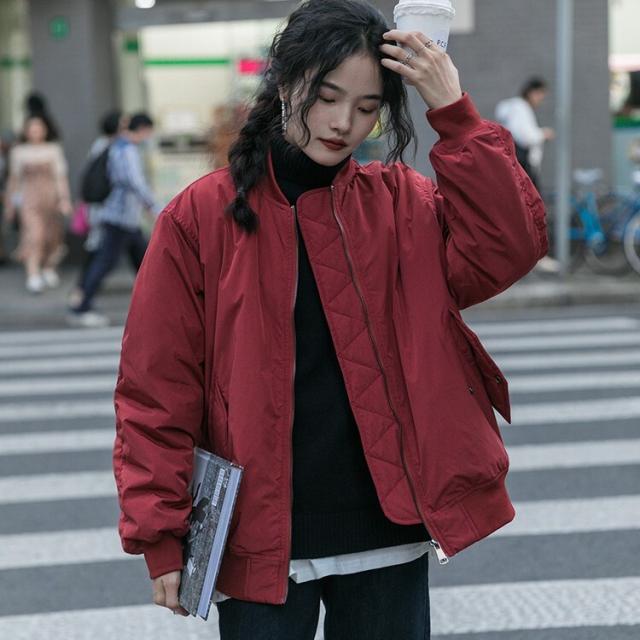クライマックスセール再値下げ アウター レディース Ma 1 ブルゾン ジャンパー ショート丈 長袖 オーバーサイズ レディース アウター カジュアル ストリート 秋 冬 大き 春の最新作 送料無料 Www Iacymperu Org