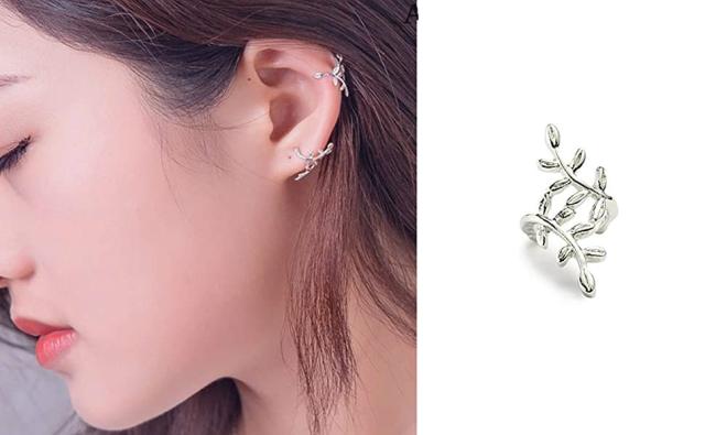 セール35 Off 片耳用 葉っぱ柄 リーフ イヤーカフ ジュエリー 耳に挟む クリップ フェイクピアス イヤリング ピアス レディ アクセサリー 銀 K21 4 12個で送料込 アクセサリー ジュエリー イヤリング Thirdwavecafe