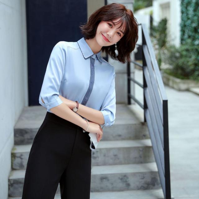 ビジネススーツ レディーススーツ シャツ スーツブラウス 中袖 春夏 オフィス スーツ インナー レディース ブラウス Olの通販はau Pay マーケット ｍｄｋ１号店 商品ロットナンバー