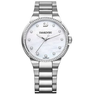 スワロフスキー Swarovski 腕時計 City White ウォッチ ブレスレット Watch 気質アップ
