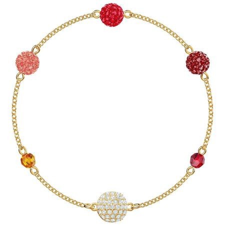 【良好品】 スワロフスキー Swarovski レッド REMIX COLLECTION POP STRAND ブレスレット,S 5479015, オオトウマチ e50577ea