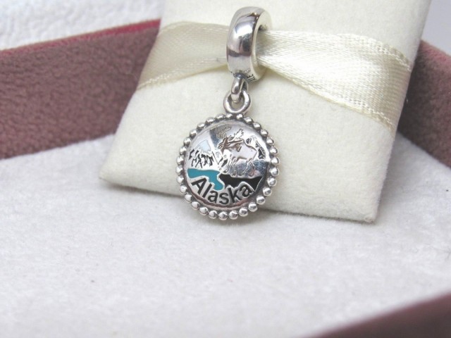 お見舞い Pandora パンドラ チャーム アラスカ Alaska Moose Denali Mountain Dangle Charm 山 動物, 建材OFF c7e5a7b0