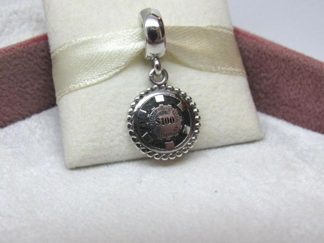 即納 最大半額 Pandora パンドラ チャーム ラスベガス Las Vegas 100 Chip Dangle Charm コイン 爆売り David Olkarny Com