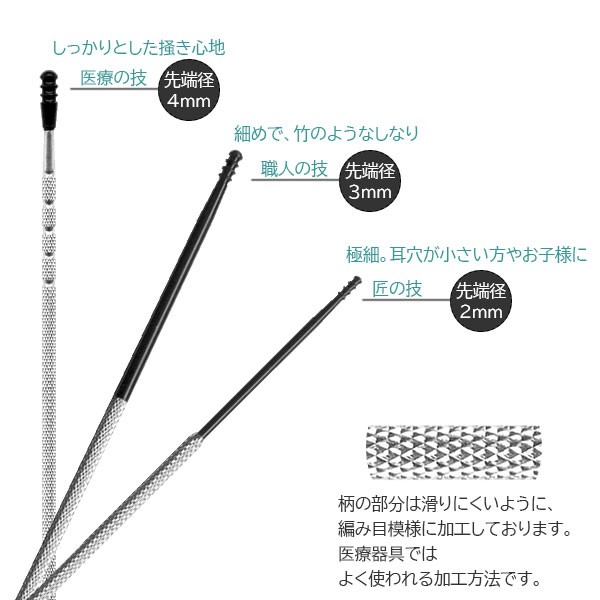 耳かき 医療器具屋さんが作った耳かき 匠の技 先端 2mm 細め 細い 耳掃除 耳用 耳垢 イヤークリーナー ごっそり 日本製 メール便送料の通販はau Pay マーケット 健康ｆａｎ 商品ロットナンバー