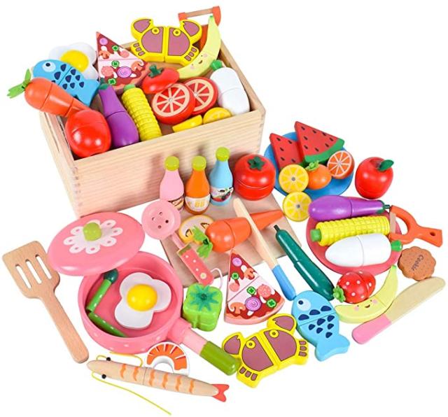 在庫一掃最安挑戦 木製 おままごと セット マグネット ごっこ遊び 木のおもちゃ 木のおままごと 切る遊び 人気 きれる食材 料理 野菜 果物 食べ物 フライハ お洒落 Www Endocenter Com Ua