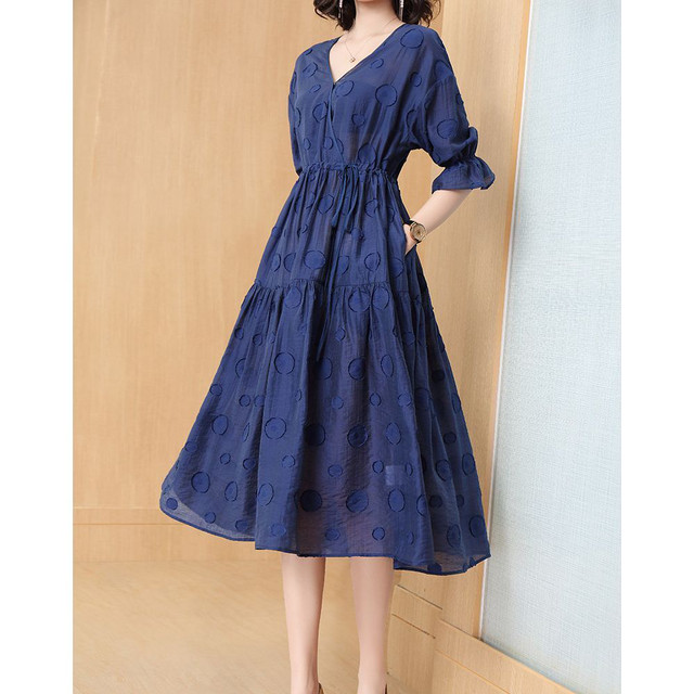 珍しい ドレス シフォンドレス ワンピース シフォンワンピース ミドルドレス ミドルワンピース 大きいサイズ Vネック 5部袖 ひざ下丈 Aライン 特別価格 Www Iacymperu Org