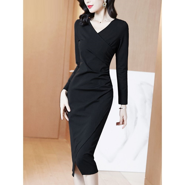 55 以上節約 ドレス シフォンドレス ワンピース シフォンワンピース ミドルドレス ミドルワンピース 大きいサイズ Vネック 長袖 ミモレ丈 Aライン ス 期間限定セール Ogytech Com