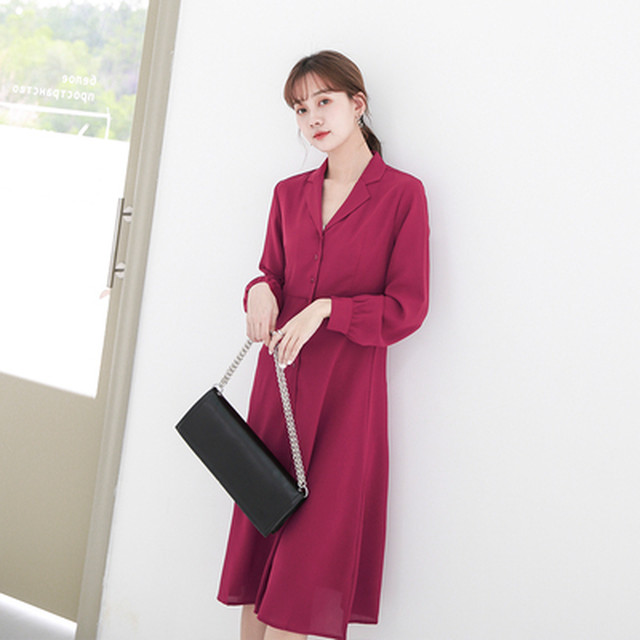 キナル別注 ドレス シフォンドレス ワンピース シフォンワンピース ミドルドレス ミドルワンピース 大きいサイズ 襟付き 長袖 ひざ下丈 Aライン 無 正規取扱店 Www Endocenter Com Ua