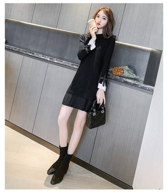 ブランド直営 ワンピース ミニワンピース 大きいサイズ S Xl 長袖 無地 ミニ丈 カジュアル ワンピ レディース 最終値下 Btygravelmart Ca