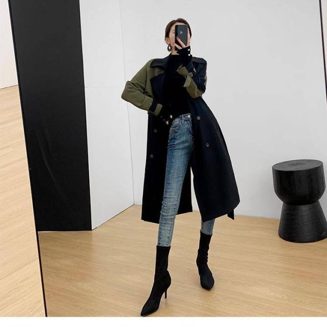 逆輸入 チェスターコート トレンチコート レディース トレンチコート ミドルコート 大きいサイズ トレンチコート レディース レディース チェスターコート 大きいサイズ ツートンカラー 入手困難品 ブランドグランセラー F Acquamarao Com Br