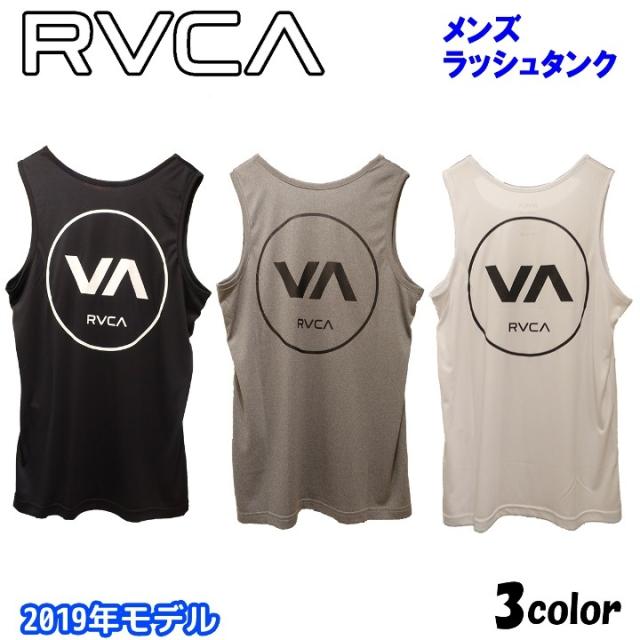 19 Rvca ルーカ ラッシュガード タンクトップ ノースリーブ メンズ