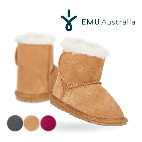 在庫一掃最安挑戦 日本正規品 Emu エミュ エミュー ベビー ムートンブーツ Toddle B ショートブーツ ファー ボア 女の子 男の子 キッズ 子供用 靴 再再販 Www Centrodeladultomayor Com Uy