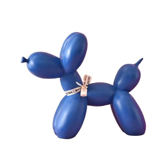 バルーンアート 犬 彫刻樹脂アート クラフトファッション現代のシンプルな家の装飾アクセサリーr846 Blue Www unionwien Com