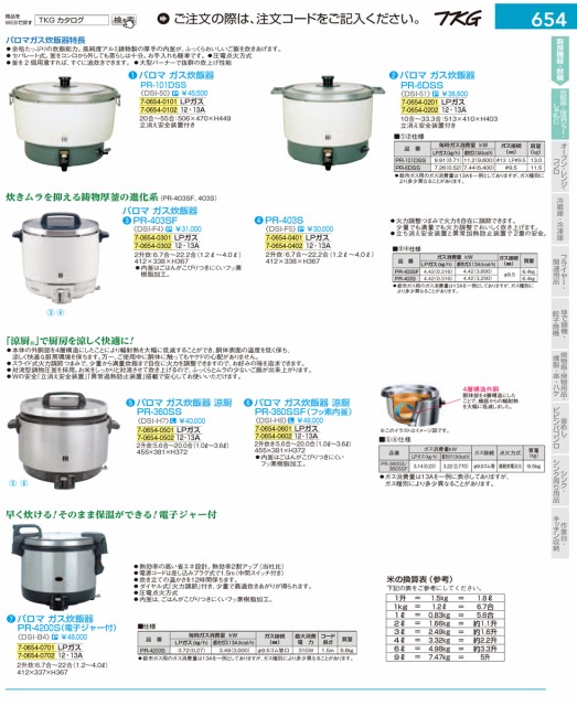 パロマ炊飯器２升用PR-403S