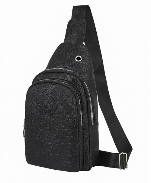 ボディバッグ ボディーバッグ ショルダーバッグ ウエストバッグ メンズ クロコ レザー おしゃれ 鞄 黒 ブラックの通販はau Pay マーケット Skkストア 商品ロットナンバー
