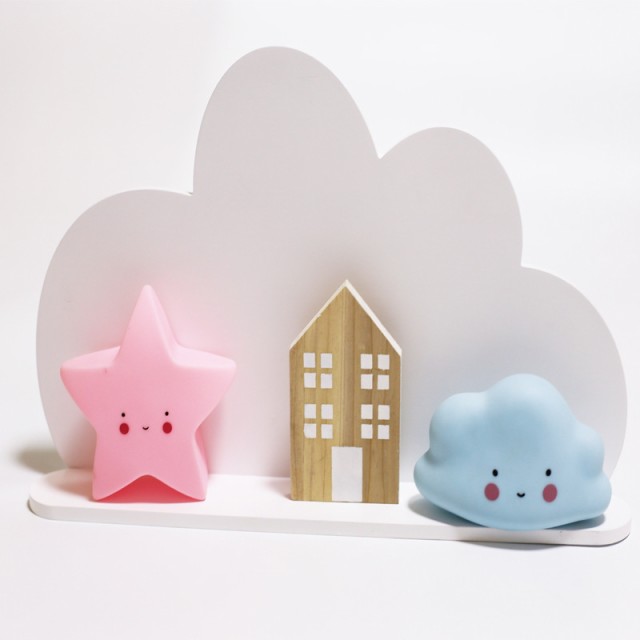 新版 壁掛け シェルフ ウォールシェルフ かわいい インテリア 北欧 雲 壁 棚 ホワイト ピンク ウッドシェルフ 小物置き 木製 直営店限定 Elskaveda Com