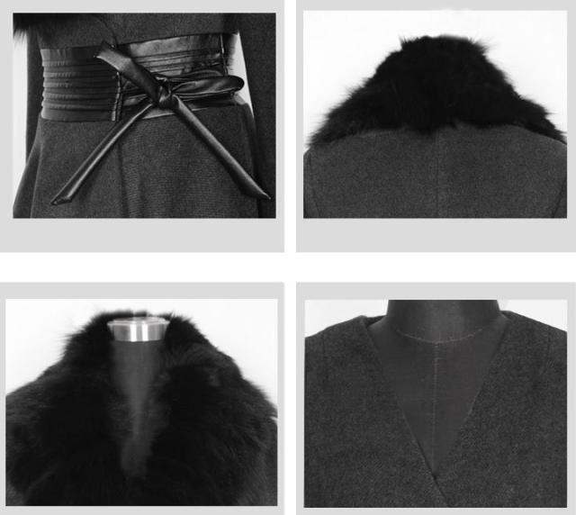 最終値下げ ワンピース コート おしゃれ アウター ウール レディース 上品 エレガント ファー メール便なら送料無料 Olsonesq Com