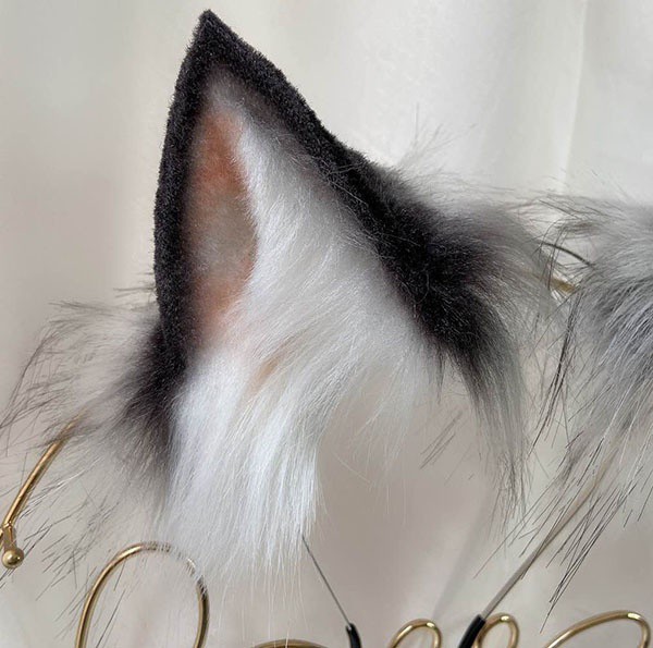 最適な材料 コスプレ コスチューム 狼 耳 尻尾 手作り モコモコ 文化祭 学園祭 パーティー アクセサリー 耳 尻尾セット 大流行中 Bayounyc Com
