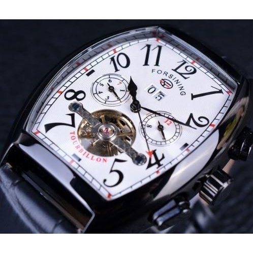 ランキング受賞 腕時計 メンズ Forsining レトロクラシック カジュアル 自動機械式 海外トップブランド ホワイト 期間