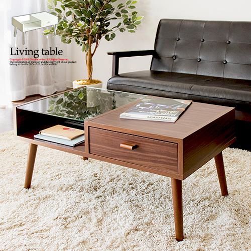 人気カラー再販 ローテーブル テーブル 引き出し 収納 ガラステーブル おしゃれ 白 北欧 ソファテーブル アンティーク 木製 収納棚 ブラウン 長方形 リビ プライスダウン30 Off Carlavista Com
