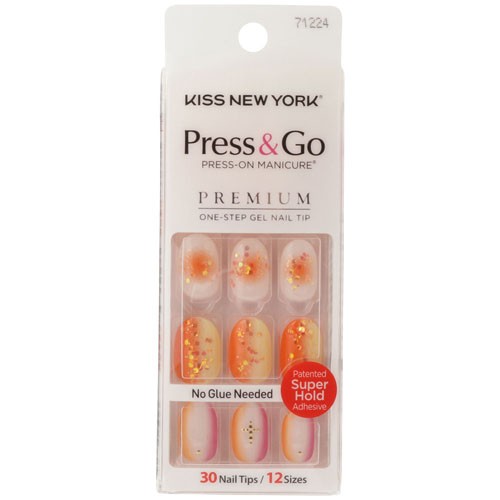 Kiss Newyork ネイルチップpress Go Bhj34jの通販はau Wowma ワウマ Coco Natural 商品ロットナンバー