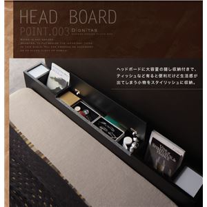 日本入荷 "フロアベッド ダブル【dignitas】【国産ポケットコイルマットレス付き】 ブラック 照明&隠し収納付き!モダンデザインフロアベッド【dig 日本入荷 "フロアベッド ダブル【dignitas】【国産ポケットコイルマットレス付き】 ブラック 照明&隠し収納付き!モダンデザインフロアベッド【dig