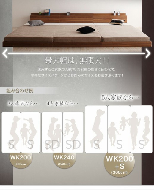 【翌日発送可能】 "フロアベッド ダブル【ENTRE】【ポケットコイルマットレス:ハード付き】ウォルナットブラウン 大型モダンフロアベッド【ENTRE】アント 【翌日発送可能】 "フロアベッド ダブル【ENTRE】【ポケットコイルマットレス:ハード付き】ウォルナットブラウン 大型モダンフロアベッド【ENTRE】アント