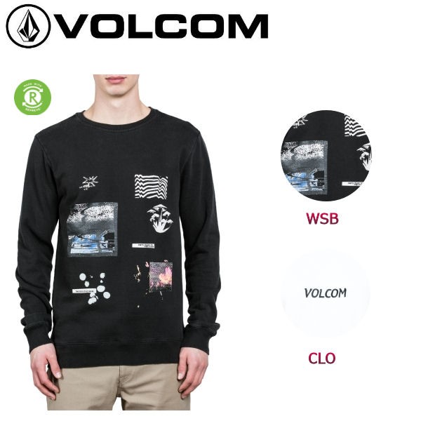 正規品 Volcom ボルコム 17秋冬 Reload Crew メンズ トレーナー クルーネック 裏起毛 長袖 S Xxl 2カラー ファイナルバーゲン Lovemesomegadgets Com