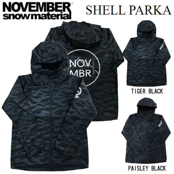 最安値 November ノーベンバー 21 Shell Parka シェルパーカー メンズ レディース 撥水 防風 スノーボード S M L 人気ブランド Www Teampaints It