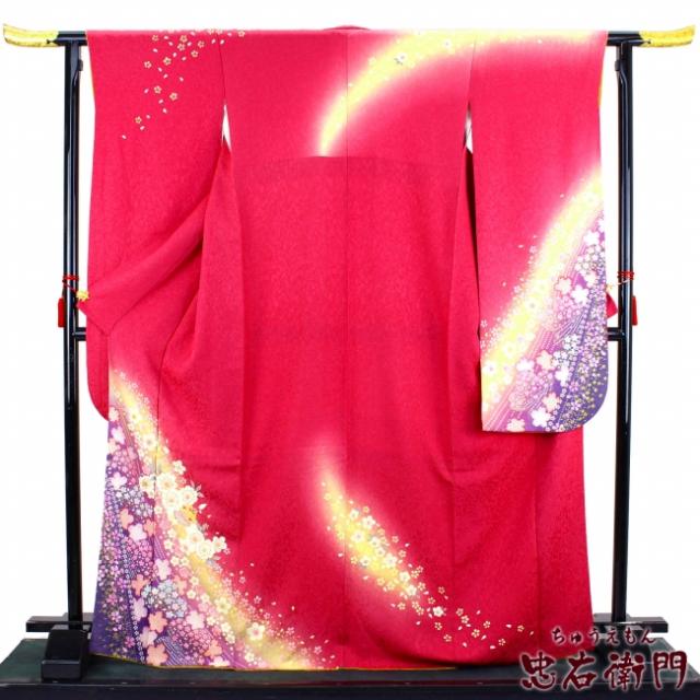 中古 振袖 中古 トールサイズ 正絹 貸衣装 処分 単品 販売 成人式 結婚式 リサイクル 着物 ピンク 桜 鹿の子 送料無料 あす楽対応 の通販はau Pay マーケット ビスコンティ きもの忠右衛門 商品ロットナンバー