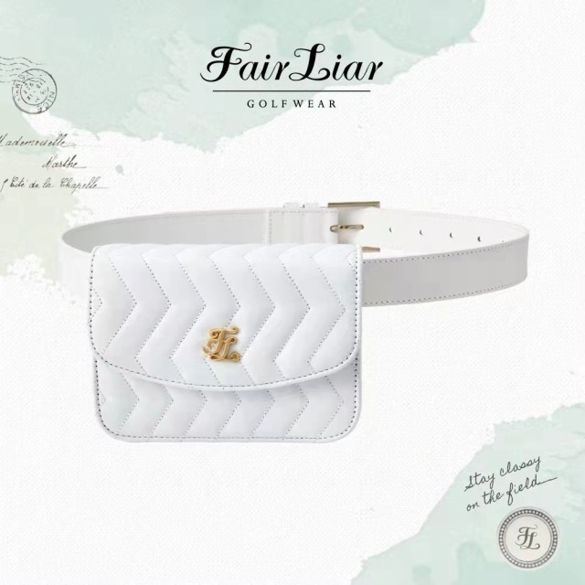 Fair Liar ウエストポーチ ゴルフウェア レディース ポーチ ボールケース 並行輸入