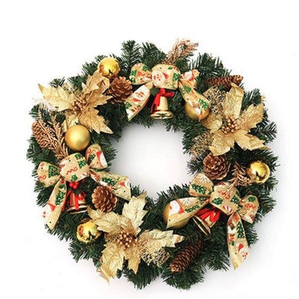 クリスマスリース リボン付きクリスマスリース 壁掛け おしゃれ リース Xmasリース クリスマス オーナメント 飾りの通販はau Pay マーケット 花咲かショップ 商品ロットナンバー