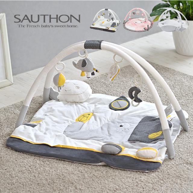 オープニング大放出セール おもちゃ付き 音が鳴る仕組み 洗濯可能 Sauthon ソトン プレイマット 赤ちゃん ベビー おしゃれ おもちゃ 海外プレイマット プレイジ 待望の再販 Parjal Fr