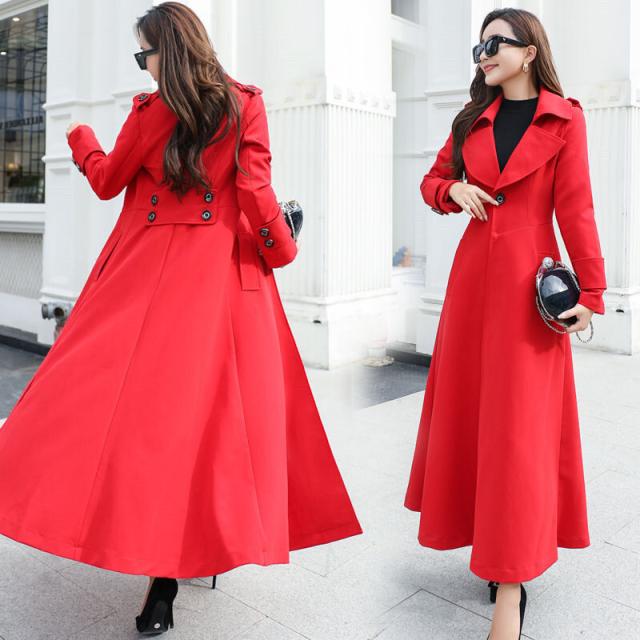 レッド ロングコート 冬 カーキ ブラック 黒 春 秋の通販はau Pay マーケット Evergreen エバーグリーン レディース 冬 超 ロングコート トレンチコート レディース 冬 ステンカラーコート レディース てはご