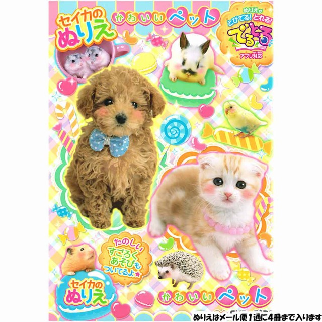 メール便 Ok ぬりえ 女の子 向け かわいいペット 犬 猫 ハムスター サンスター おしゃれ で かわいい 文房具 の ドイブングテンの通販はau Pay マーケット かわいい文房具のドイブングテン 商品ロットナンバー