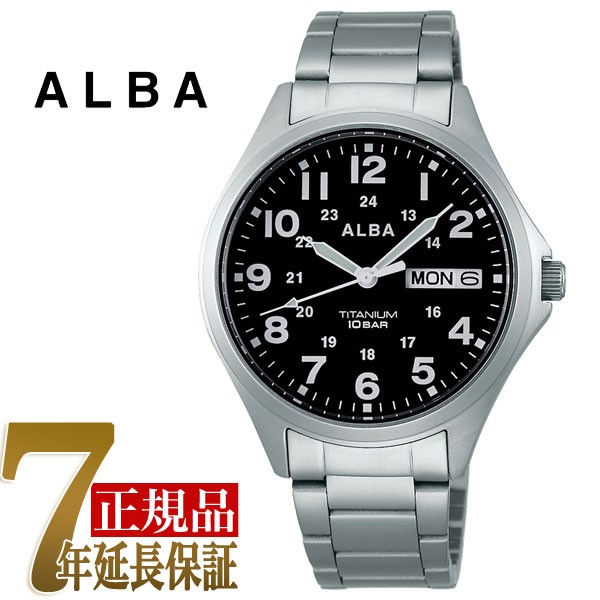 公式の セイコー アルバ クオーツ チタン メンズ 腕時計 Aqpj402 限定品 Carlavista Com